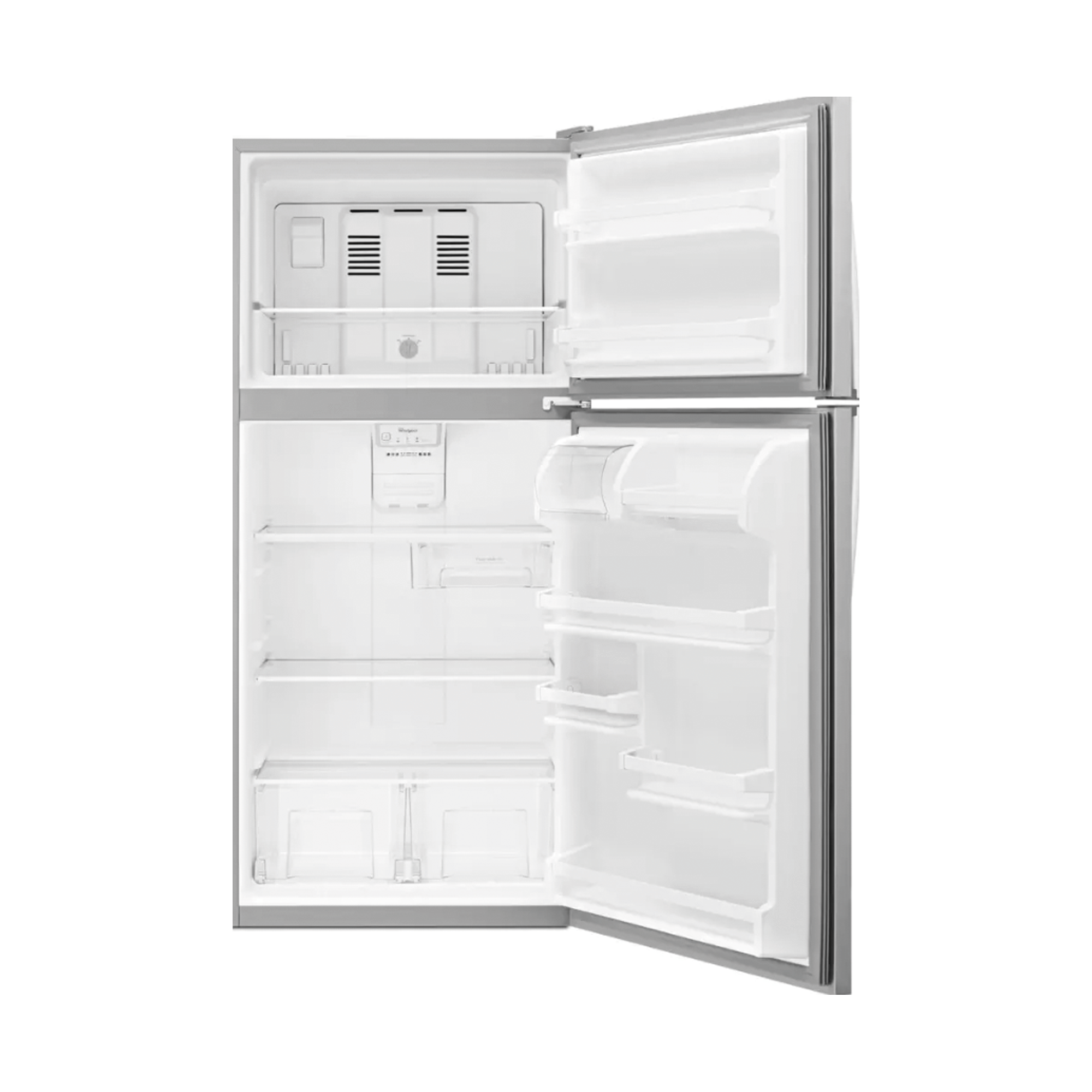 Whirlpool 30-Inch Wide Top Freezer Refrigerator - 18 cu. ft. (Model WRT318FZDM) - Image 2