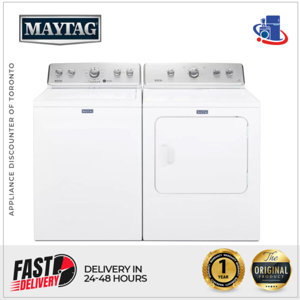 Maytag 3.8 cu. ft. Top Load Washer with PowerWash® Agitator (Model MVWC465HW)