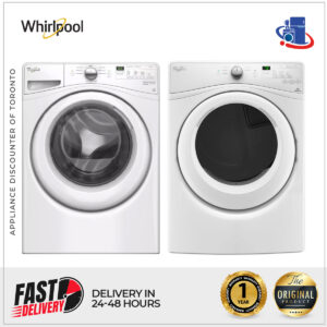 Whirlpool 4.5 cu. ft. Front Load Washer & 7.4 cu. ft. Electric Dryer with Advanced Fabric Care (Models WFW75HEFW & WED75HEFW)