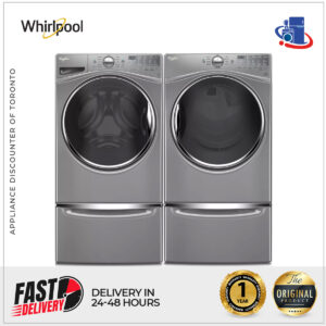 Whirlpool 4.5 cu. ft. Front Load Washer & 7.4 cu. ft. Electric Dryer with Advanced Features (Models WFW92HEFC & WED92HEFU)