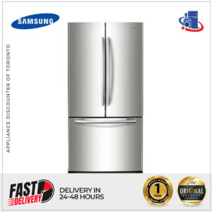 Samsung 32-Inch Wide 18 cu. ft. French Door Refrigerator (Model RF18HFENBSR)