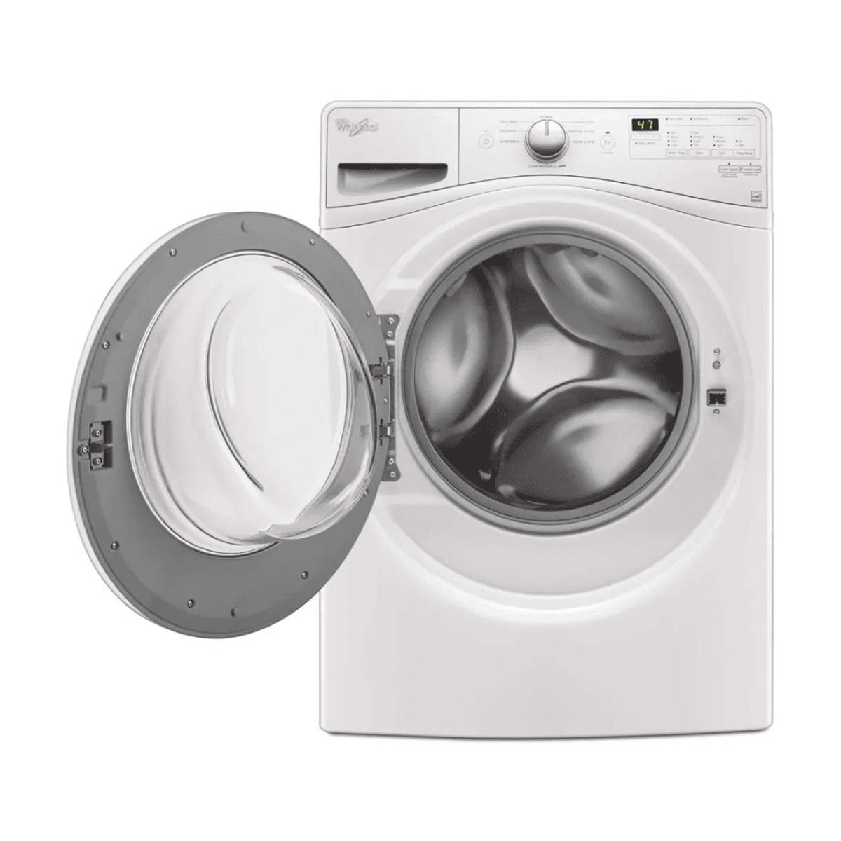 Whirlpool 4.5 cu. ft. Front Load Washer & 7.4 cu. ft. Electric Dryer with Advanced Fabric Care (Models WFW75HEFW & WED75HEFW) - Image 2