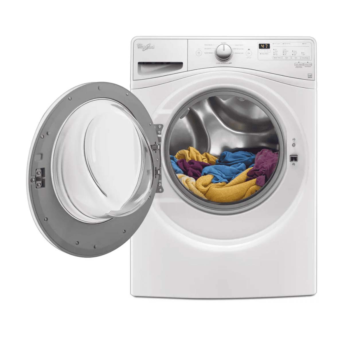 Whirlpool 4.5 cu. ft. Front Load Washer & 7.4 cu. ft. Electric Dryer with Advanced Fabric Care (Models WFW75HEFW & WED75HEFW) - Image 3