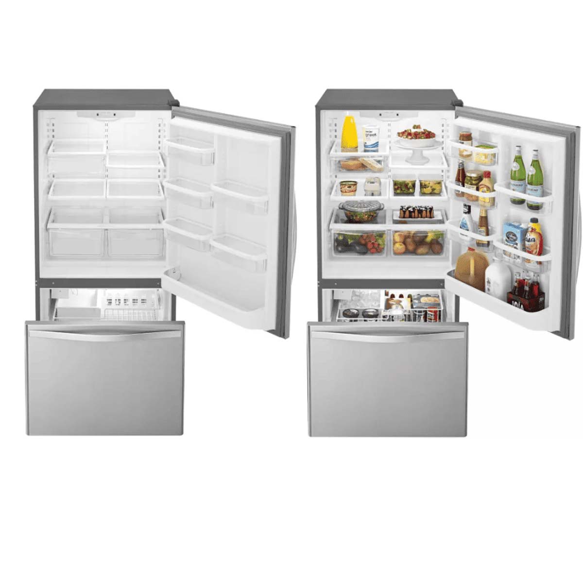 Frigidaire 18 cu. ft. Top Freezer Refrigerator with Flexible Storage Options (Model FFHT1831QS) - Image 4