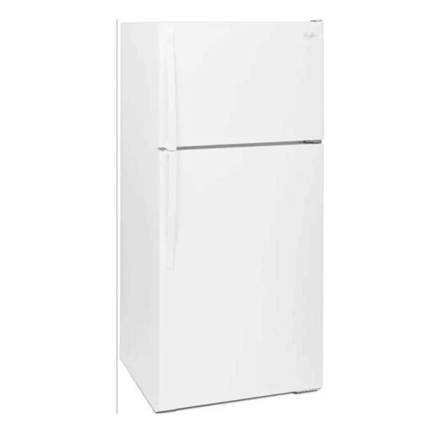 Whirlpool 14 cu. ft. Top Freezer Refrigerator with Compact Design (Model WRT134TFDW) - Image 3