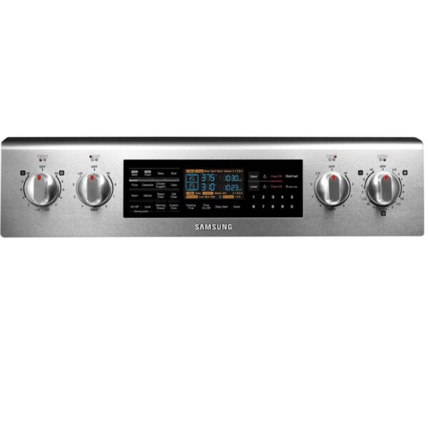 Samsung 30-Inch Freestanding Electric Range with 5.9 cu. ft. Convection Oven (Model FE710DRS) - Image 4