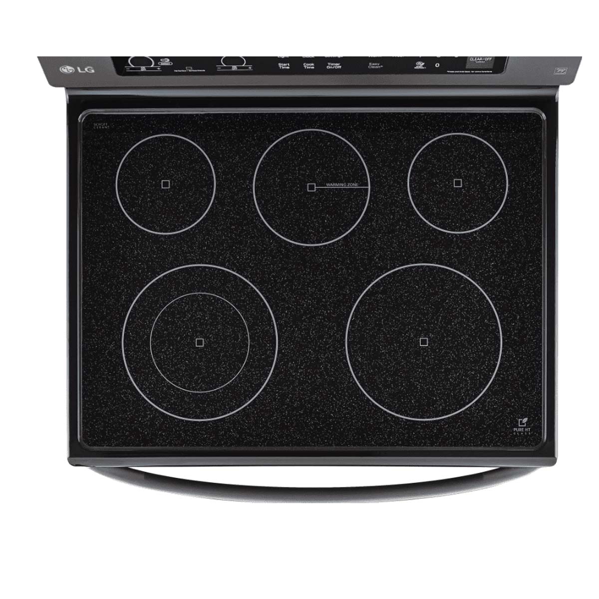 LG 30-Inch Freestanding Electric Range with 6.3 cu. ft. Oven and True Convection (Model LRE3061ST) - Image 3