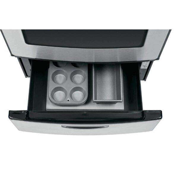 GE 24-Inch Free-Standing Electric Range with Self-Cleaning Oven (Model JA624RNSS) - Image 2