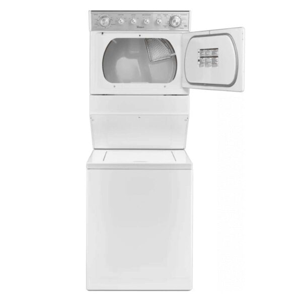 Whirlpool 27-Inch Stacked Washer and Dryer Combination with 2.5 cu. ft. Washer Capacity (Model WET4027EW) - Image 3