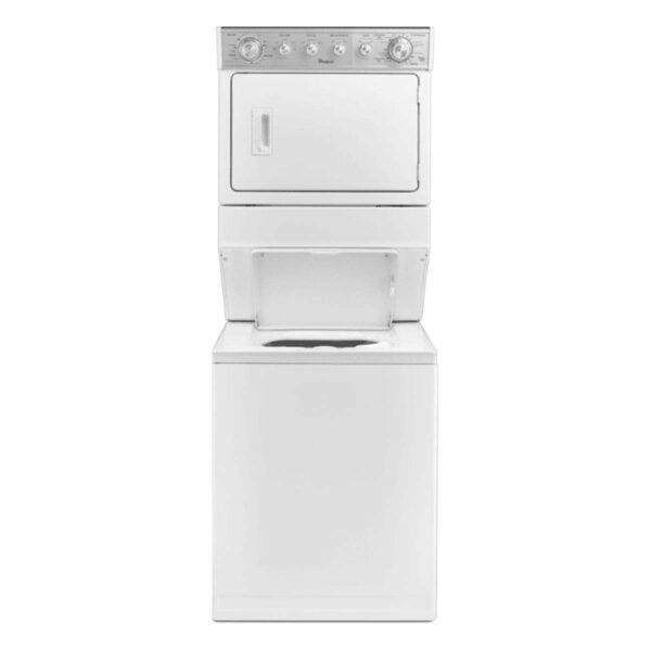 Whirlpool 27-Inch Stacked Washer and Dryer Combination with 2.5 cu. ft. Washer Capacity (Model WET4027EW) - Image 2