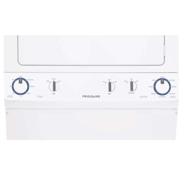 Frigidaire 27-Inch Stacked Washer and Dryer with 3.8 cu. ft. Washer Capacity (Model FFLE3911QW) - Image 2