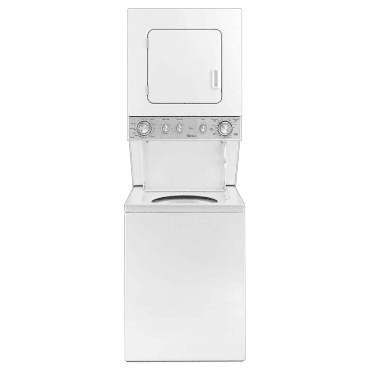 Whirlpool 24-Inch Stacked Washer and Dryer Combo with 1.6 cu. ft. Washer Capacity (Model WET4024EW) - Image 3